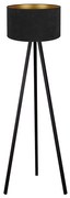 Brilagi - Lampada da terra VELVET 1xE27/60W/230V nero/wenge