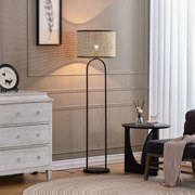 Lampada da terra Yaelle Lindby, Legno chiaro, Soggiorno / Sala da pranzo, Legno, Scandinavo, Lampada da terra