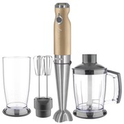 Sencor - Frullatore a immersione 4in1 1200W/230V acciaio inox/oro