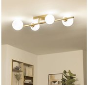 Brilagi - Lampadario a plafone LED MILLA 4xG9/3W/230V oro/bianco