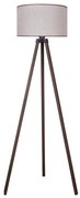Duolla - Lampada con piedistallo 1xE27/60W/230V diametro 44 cm beige/marrone