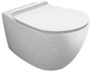 Wc singolo sospeso Simas Vignoni Rimless in ceramica bianco lucido