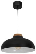 Lampadario su filo BURGOS 1xE27/60W/230V nero