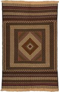 Kilim Tappeto orientale 190x120 Marrone (Afghanistan) Tessuto A Mano