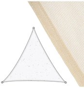 Vele parasole Tenda 3,5 x 3,5 m Beige Polietilene 350 x 350 x 0,5 cm