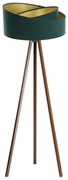 Lampada da terra GALAXY 1xE27/60W/230V verde/wenge