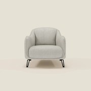 Avela Poltroncina dal comfort senza tempo in morbido tessuto impermeabile T06 grigio chiaro