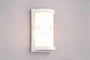 Puelo applique da esterno bianca h.26,5cm ip44 1 luce attacco e27
