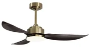 Ventilatore da soffitto RODAN L WIFI marrone, D. 132 cm SULION