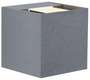 Paulmann 18000 - 2xLED/3W IP65 Applique da esterno CYBO 230V grigia