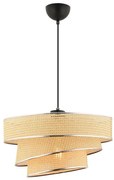 Lampadario a sospensione su cavo COUPER 1xE27/60W/230V beige/cromo lucido