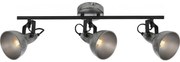 Briloner 2049-034 - Faretto RETRO 3xE14/40W/230V grigio