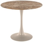 Tavolo da pranzo rotondo con piano in ceramica ø 90 cm Malta – Actona