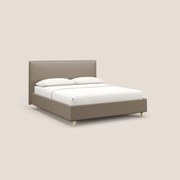 Costanza letto contenitore e sfoderabile in tessuto misto cotone impermeabile T13 beige