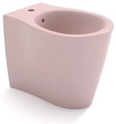 Bidet filomuro SOFT OLYMPIA CERAMICA L 36 x H 42 x P 55 cm Rosa lucido
