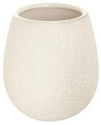 Portaspazzolino in Ceramica Bianco da Appoggio con Gusto Etnico Safari