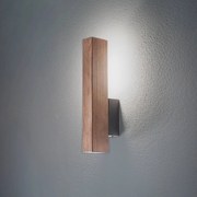 TK Lighting Lampada da parete in legno LED Teo, noce, 31 cm, 3000 K