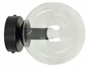 Lampada da Parete ROSSI K1 BL E14 Grafite,Trasparente, Miele Colore del corpo Trasparente