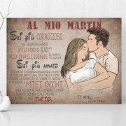Regalo di San Valentino - Dichiarazione d'amore per il vostro amato - Quadro da parete | Inspio