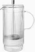 Caffettiera in vetro soffiato Ripple