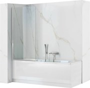 Schermo vasca mobile Rea Lagos 70 Chrome