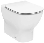 Vaso WC filomuro IDEAL STANDARD idealmood aquablade, sedile incluso P 55.5 x L 36.5 x H 46 cm bianco