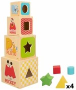 Blocchi Impilabili Disney 8 Pezzi 4 Unità 12,2 x 12,2 x 12,2 cm