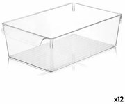 Scatola Multiuso Quttin Trasparente 20 x 32,5 x 10 cm (12 Unità)