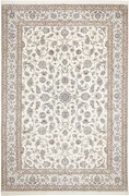 Nain Tappeto 360x240 Beige (Iran) Annodato A Mano
