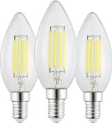 Confezione da 3 lampadine LED VINTAGE C35 E14/2,2W/230V 2700K - Eglo 110439