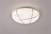 Tibor plafoniera led 10w 1200lm, 4000k effetto cielo stellato con d...