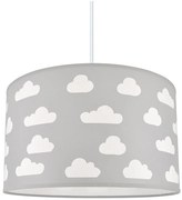 Lampadario per bambini CLOUDS GREY 1xE27/60W/230V