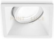 Gfa240- faretto da incasso in alluminio colore bianco 1 luce attcc...