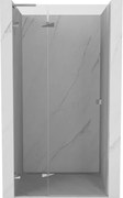 Mexen Lunar L porta doccia a battente sinistra 90 cm, trasparente, cromo - 834L-090-000-01-00-L
