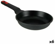 Padella Ø 20 cm Nero Alluminio (6 Unità)