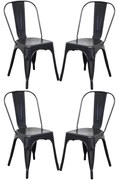 AGATHA - Set 4 sedie industrial