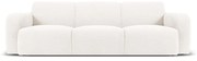 Divano bouclé bianco 235 cm Molino - Micadoni Home