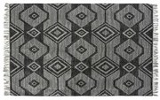 Tappeto DKD Home Decor Bianco Nero Cotone (120 x 180 x 1 cm)