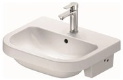 Duravit 24035500002 - Lavabo da incasso D-CODE 55x45,5 cm in ceramica, bianco lucido