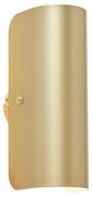 Lampada da parete moderna oro 2 luci - Gotthard