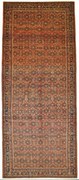 Hosseinabad Tappeto 500 x 210 Rosso (Iran) Annodato A Mano