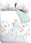 Set copripiumino e federa per letto matrimoniale 3 pezzi 200x200 cm Meadowsweet Floral – Catherine Lansfield