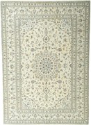 Kashan Tappeto 350 x 250 Beige (Iran) Annodato A Mano