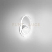 Diva a - applique led bianco in alluminio dimmerabile 3000k 1470lm 20w