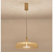 Lampadario LED a sospensione con filo LED/10W/230V 3000K oro diametro 35 cm