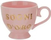 Tazza porcellana rosa Sogni d'oro 500 ml Loving