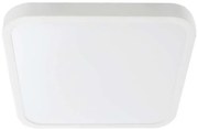 Plafoniera LED bagno 18W 230V IP44 4000K 25x25 cm bianco