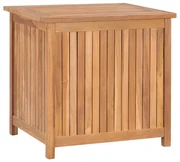 Baule Da Esterno In Legno Di Pino Massello Festnight - Cassapanca Contenitore Giardino 121x55x64 Cm, Con Coperchio Idraulico