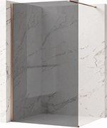 Parete doccia Rea Flexi Grey / Brush Copper 80
