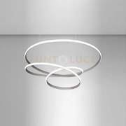 Diva s/p - lampadario a sospensione colore titanio a led 3000k 1950...